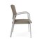 Lesro Newport Wide Guest Chair Metal Frame, Silver, MD Farro Upholstery NP1201 - alternate 3
